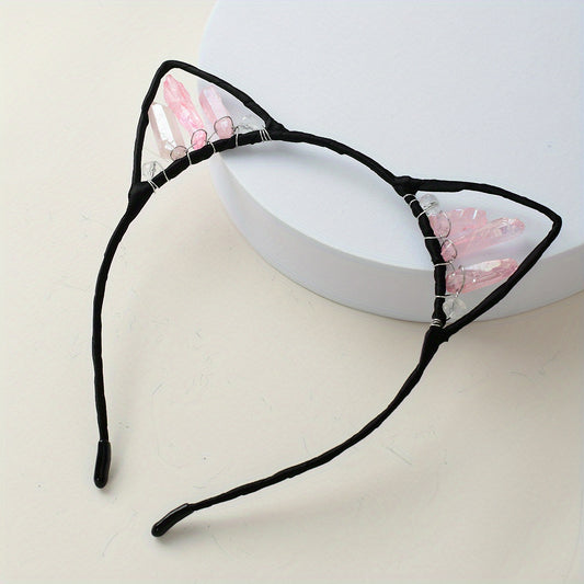 Cat Ears Quartz Hairband Headband Hair Accessories