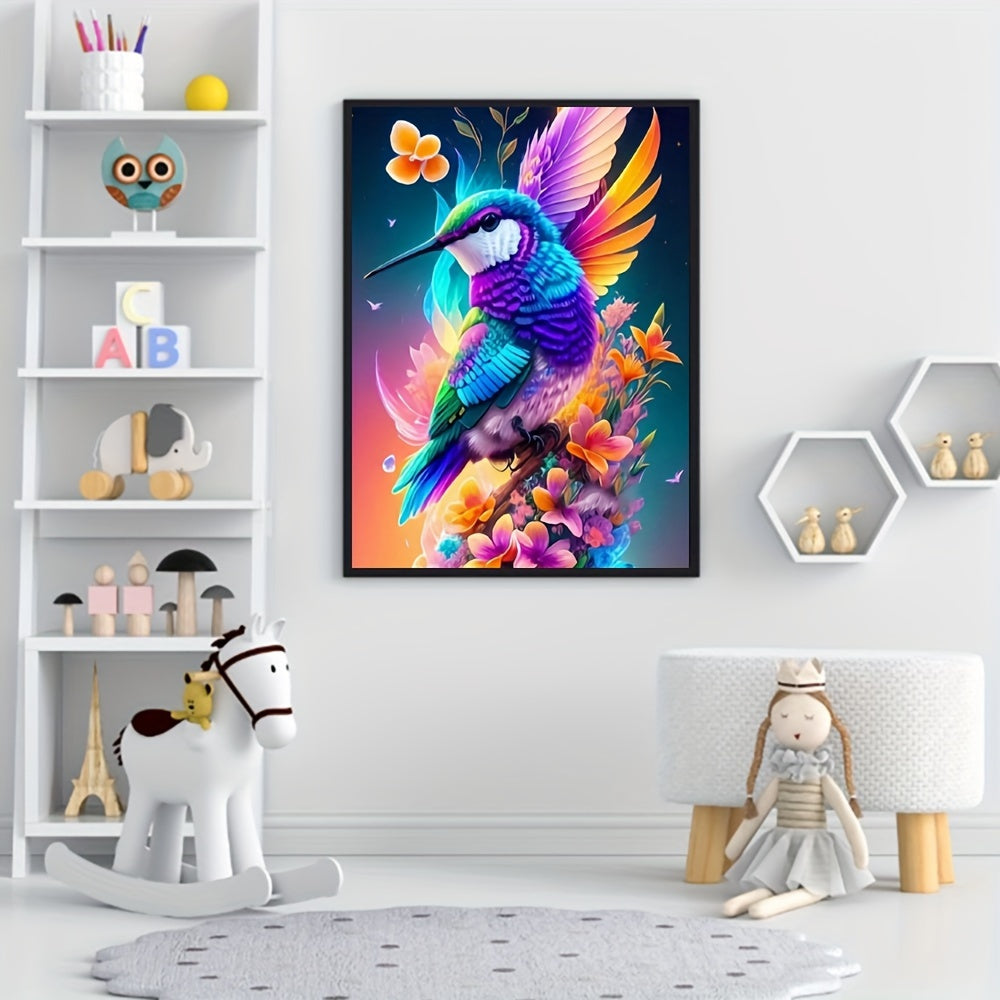 Colorful Bird Pattern Canvas Painting Poster Print Home Wall Decoration Art