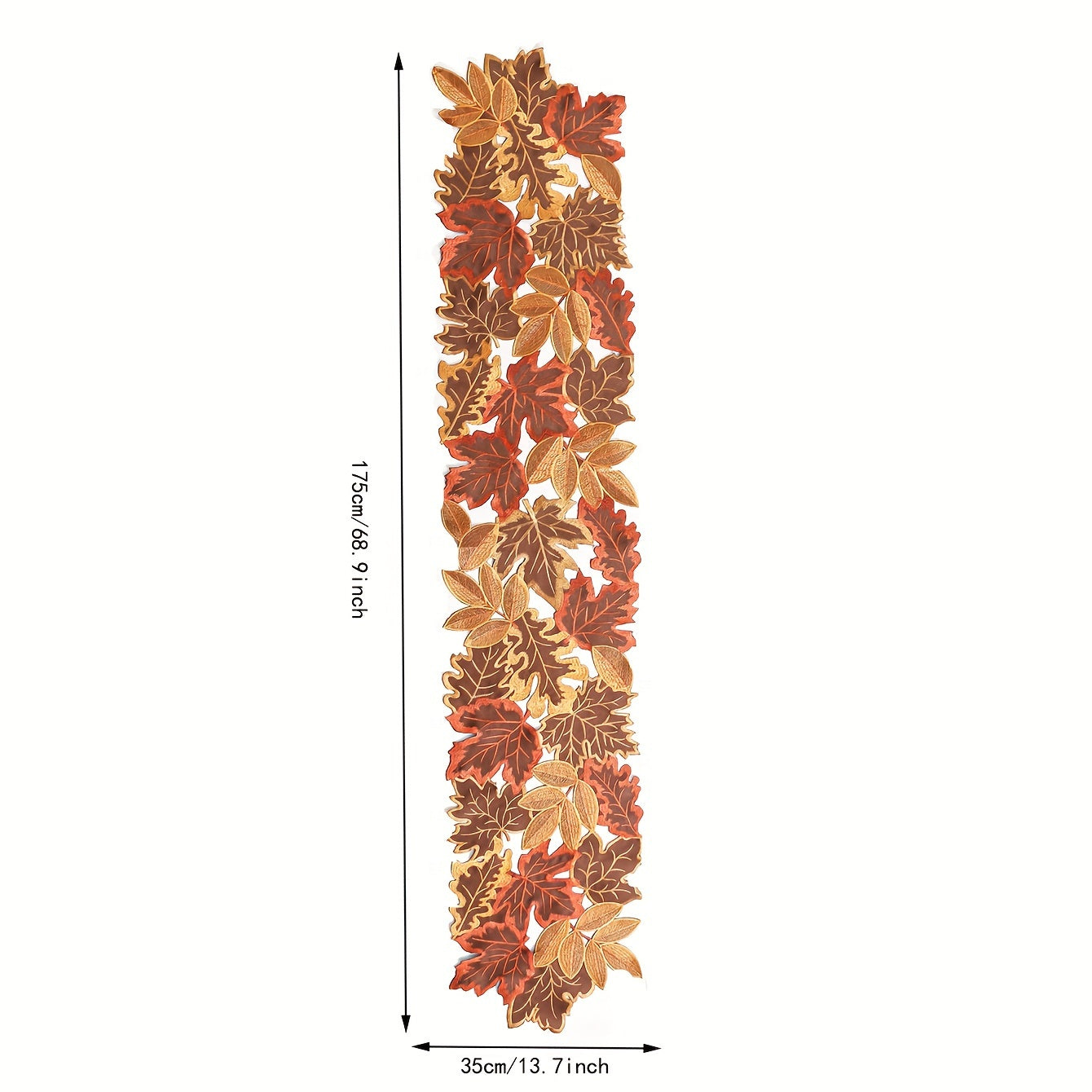Fall Series Table Runner Thanksgiving Theme Polyester Tablecloth Maple Leaf
