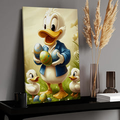 Charming Duck Family Canvas Art