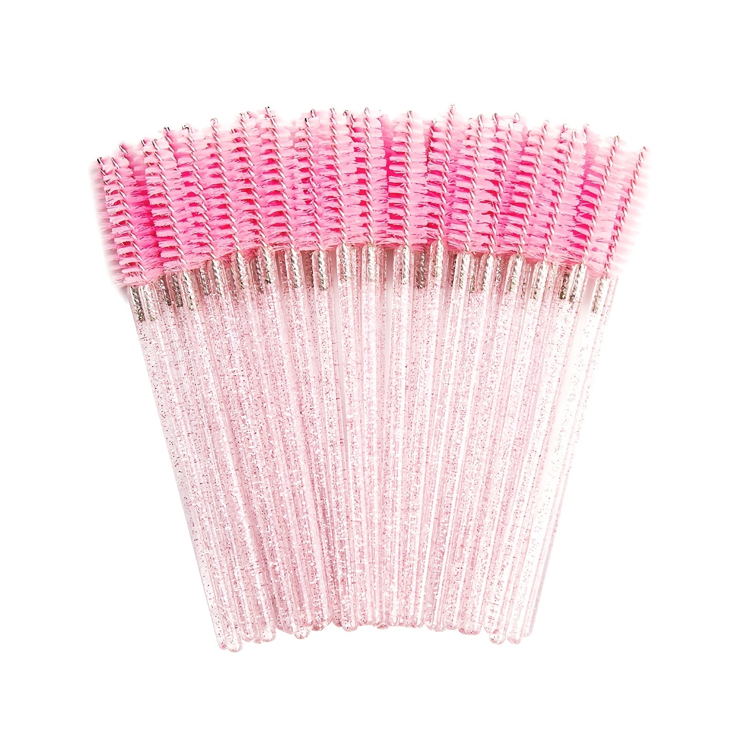 Eyelash Brushes 50pcs Crystal Handle Makeup Brush for Women's Gift