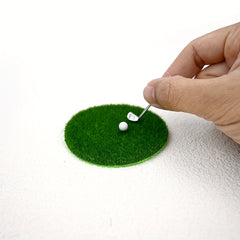 Micro Golf Scene Ornament Dollhouse Accessories Mini Landscape Souvenirs
