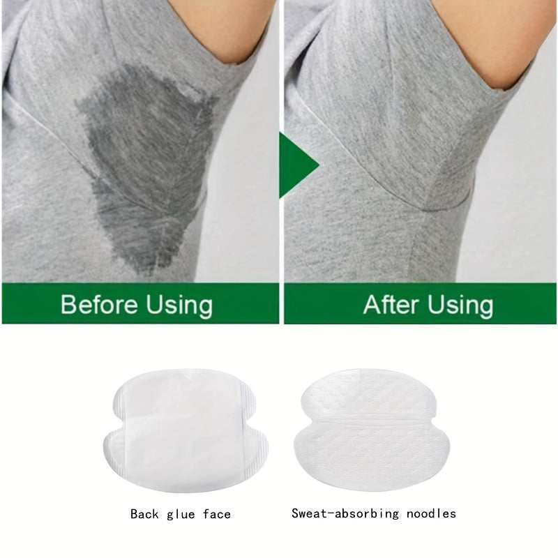 Underarm Sweat Absorbing Stickers Disposable Odor Control Ultra Thin