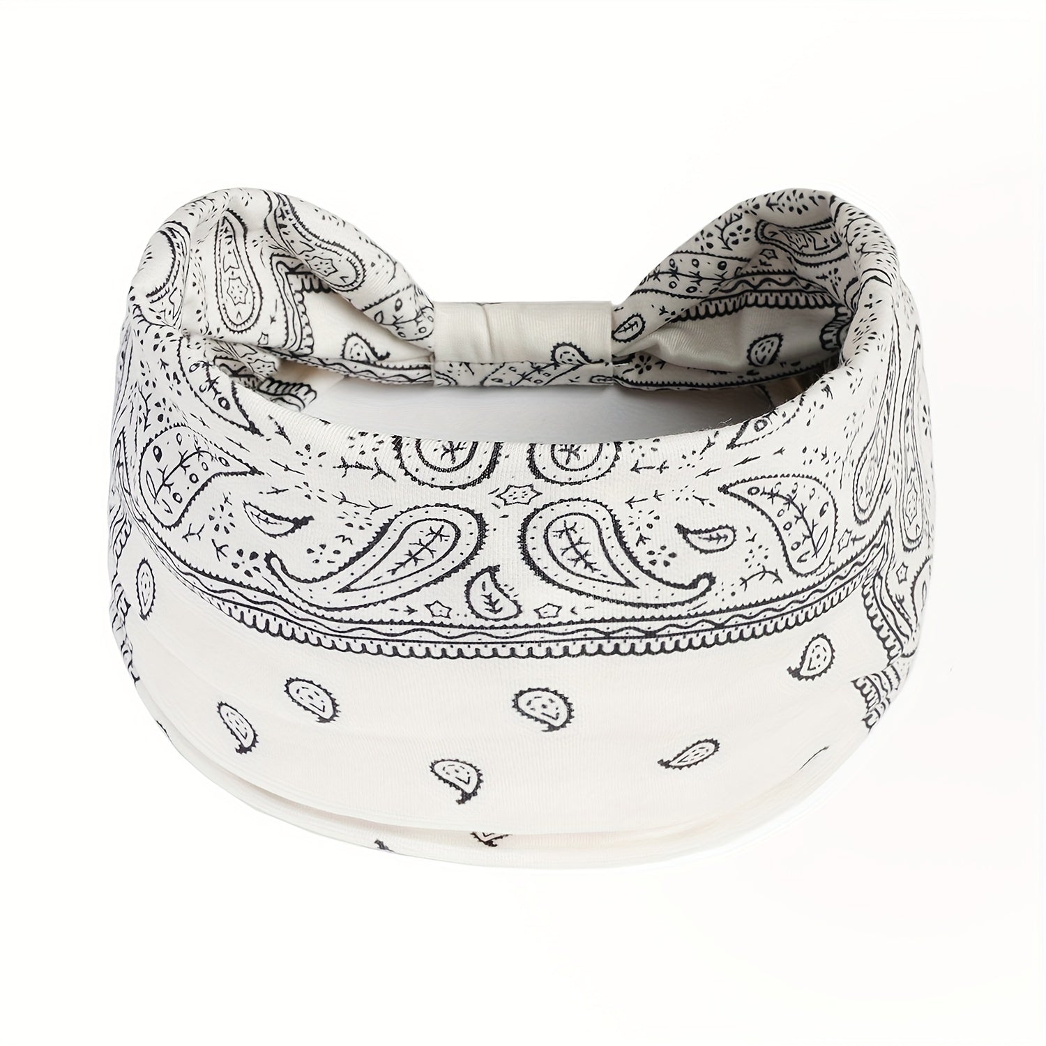 Boho Style Elastic Wide Hair Band Knot Turban Headband