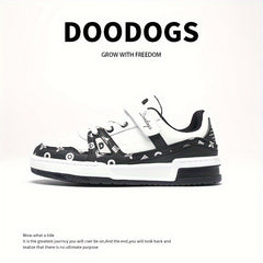 DOODOGS Girl's Street Style Skate Shoes Soft Sole Sneakers