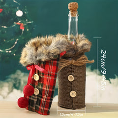 Christmas Bottle Sleeve Decoration - Great for Parties and Gatherings