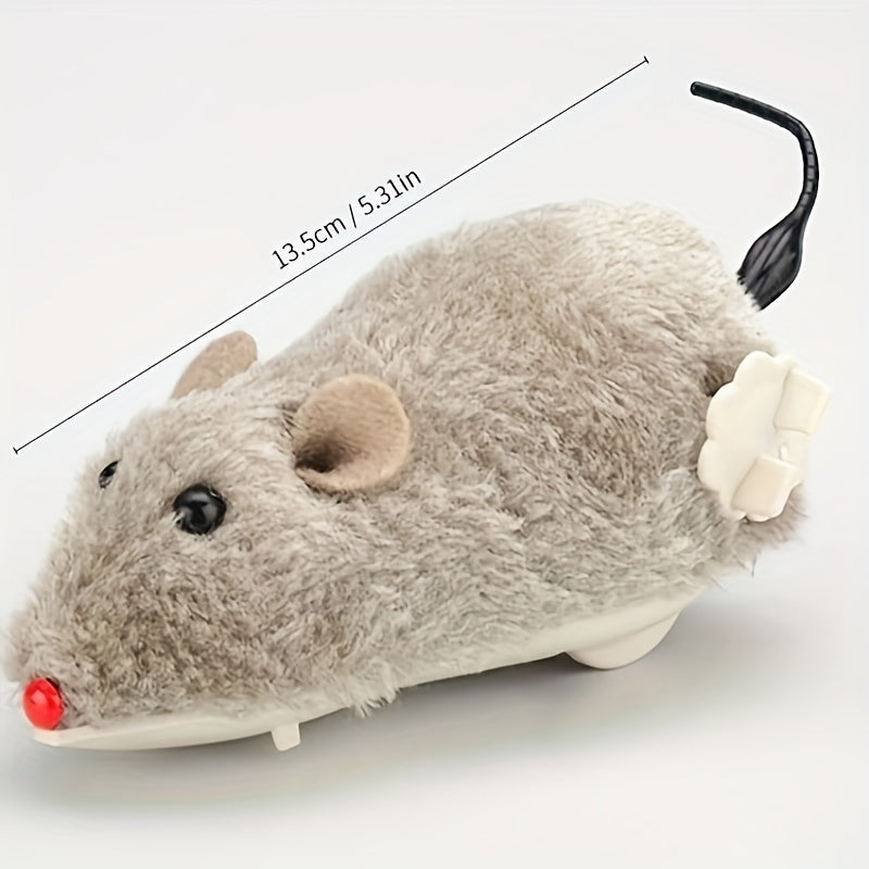 Cat Plush Mouse Interactive Toy Exerciser For Indoor Kitten