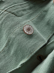 Men's Ripped Lapel Casual Denim Jacket