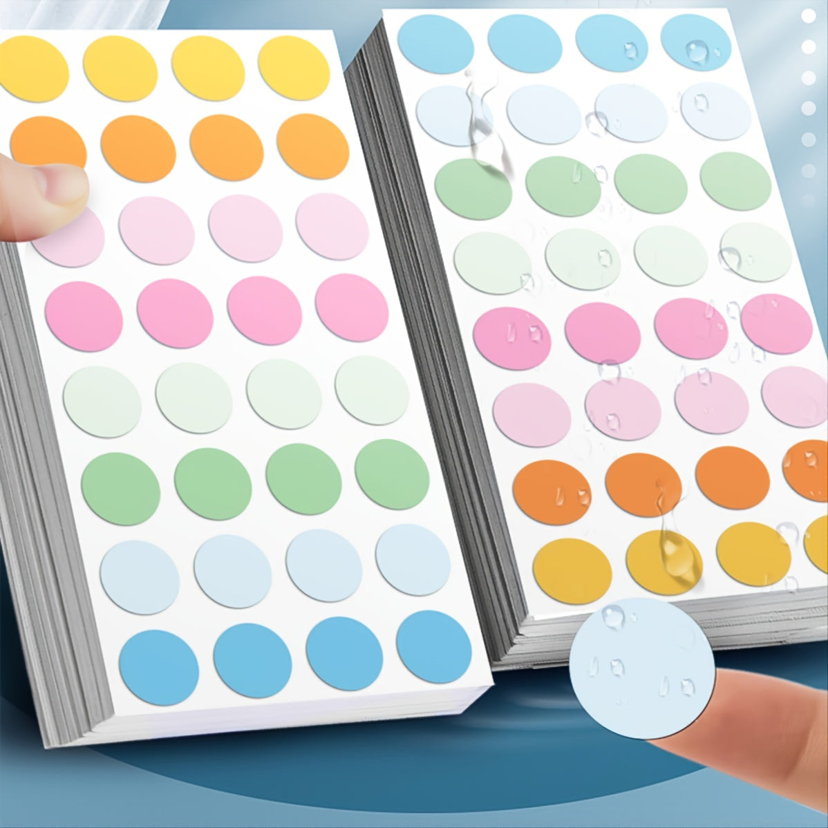 160pcs Colorful Round Dot Label Sticker
