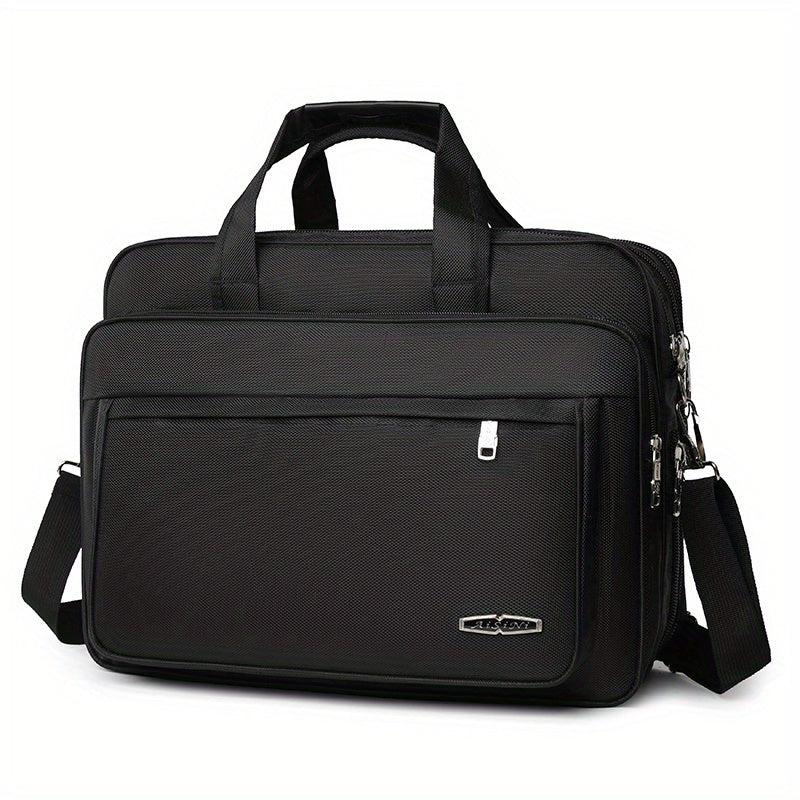 Men's 16 inch Computer Bag Briefcase Diagonal Bag Large Capacity