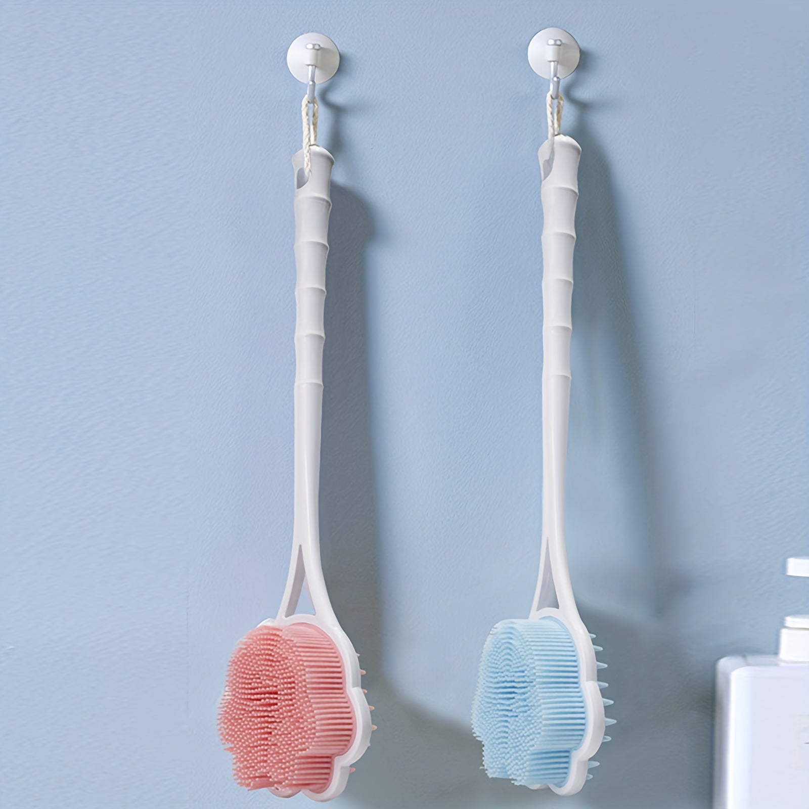 Long Handle Bath Shower Back Scrubber Body Exfoliator For Men And Women