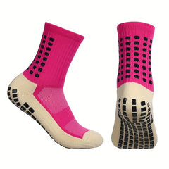 Men's Anti-slip Thick Sports Socks for Football Basketball Running