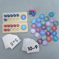Giant Wooden Ten Frames Set for Early Math Learning