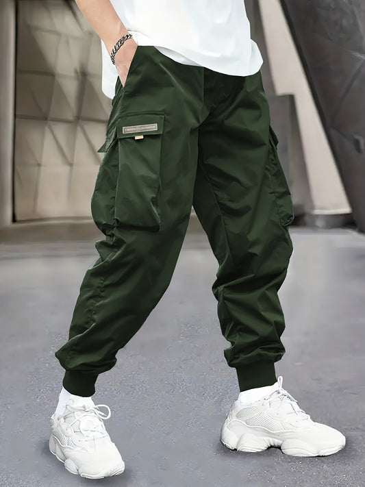 Men's Active Cargo Pants - Breathable & Stretchy Sweatpants