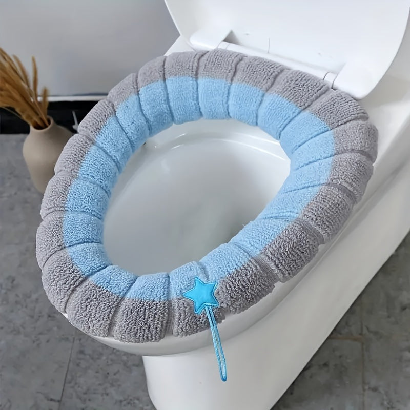 Warm Toilet Seat Cushion Winter Washable Waterproof Toilet Seat Mat