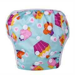 Adjustable Baby Swim Diaper for 0-3T Boys & Girls