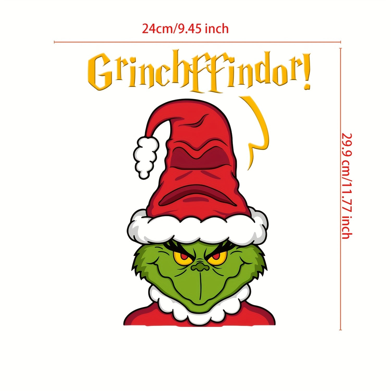 Xmas Cartoon Pattern Iron On Heat Transfer Sticker For Clothing T Shirt