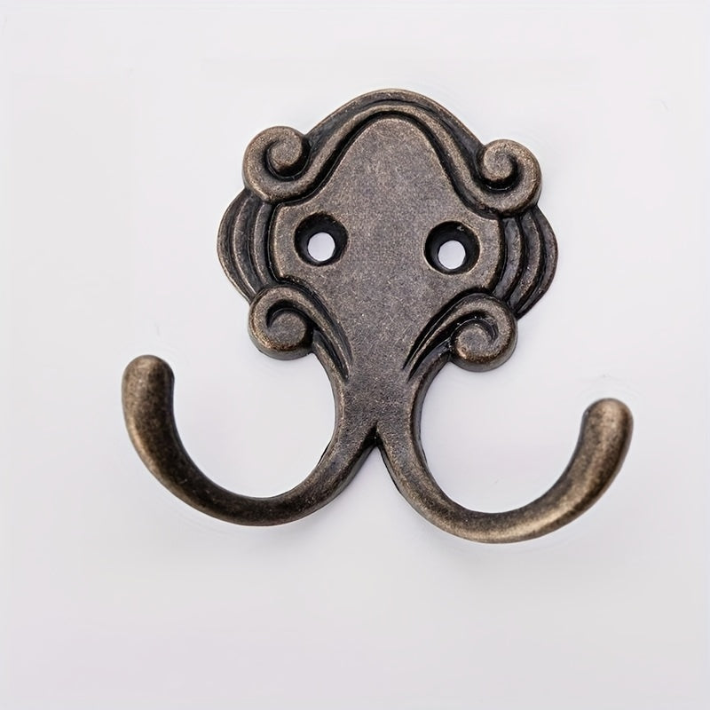 1pc Retro Double Claw Hook Strong Load-bearing Hanging Hook