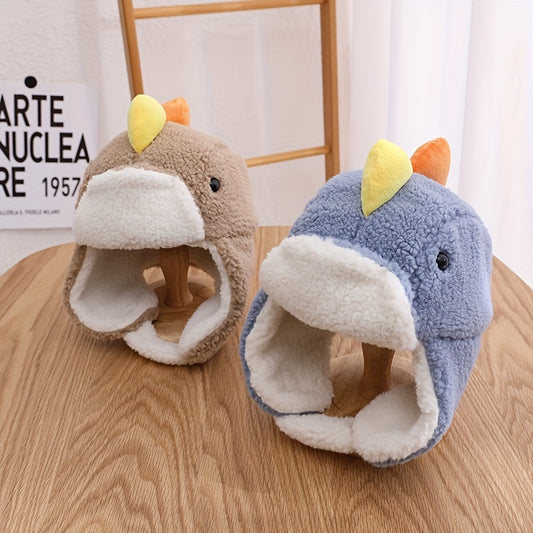 Dinosaur Full Fleece Earmuffs Winter Warm Boys Girls