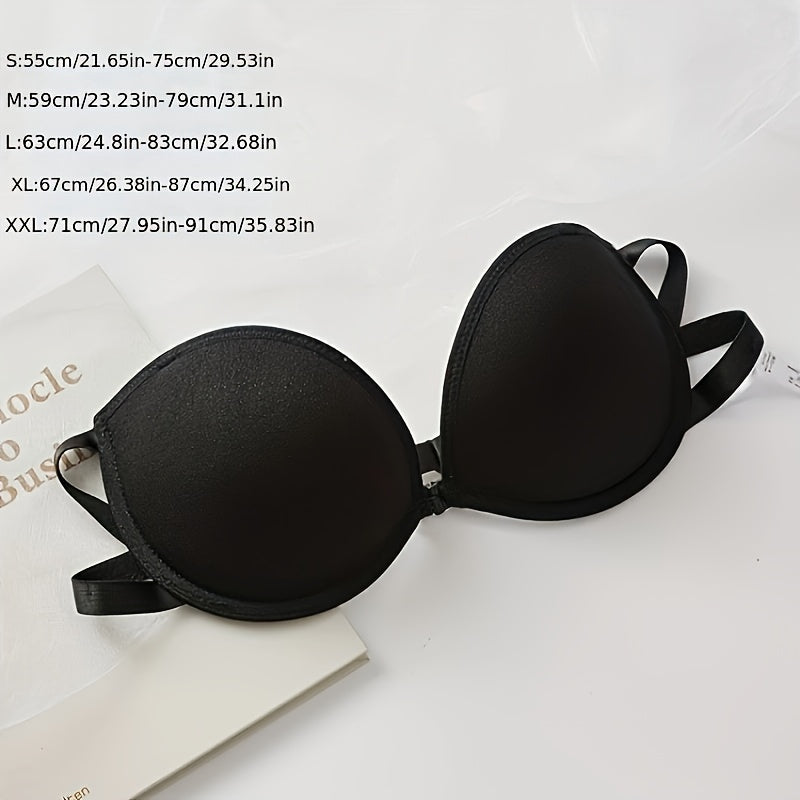 Front Buckle Push Up Bra Strapless Invisible Bra Women's Lingerie