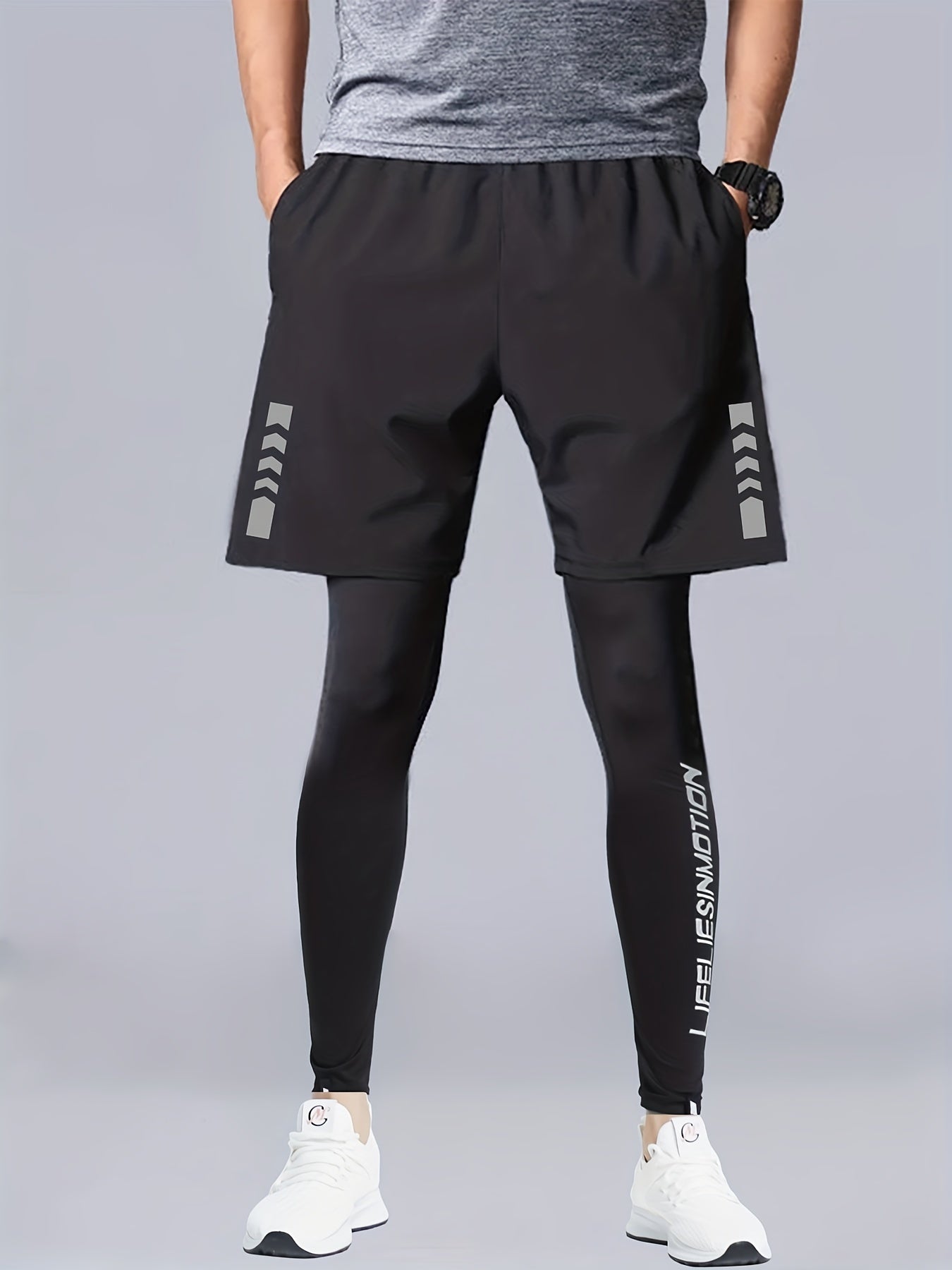 Men's Quick Drying Drawstring Shorts & Leggings for Summer Gym Workout
