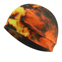 Skull Print Cycling Small Hat Dust-proof Sunshade Breathable Quick-drying Cap