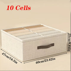 Pants Drawer Storage Basket Grids Leggings Storage Box