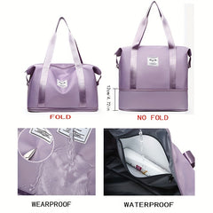 Dry Wet Separation Duffel Bag Portable Travel Gym Bag