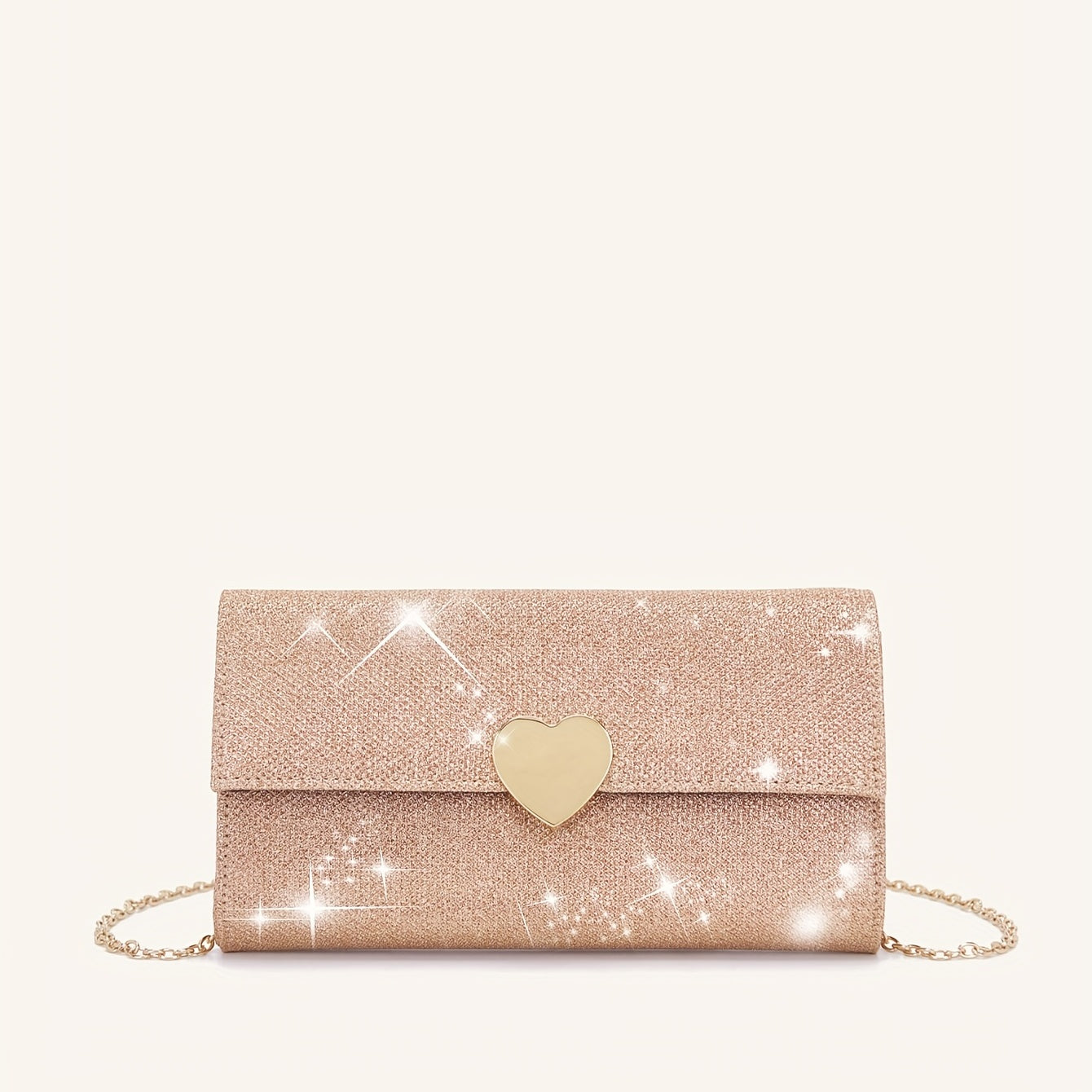 Glitter Evening Clutch Bag Dinner Purse For Wedding Party Prom