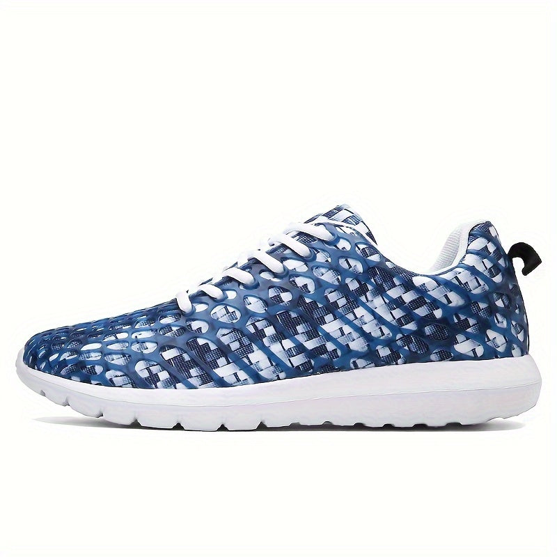 Stylist Print Running Shoes Lace-up Sports Sneakers