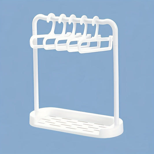 6pcs Mini Clothes Hanger Set with Rack for Labubu Dolls Display