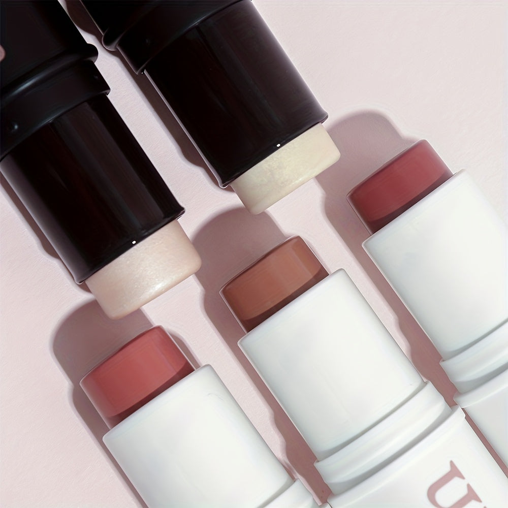 3-in-1 Blush Highlight Contour Concealer Stick for Flawless Makeup