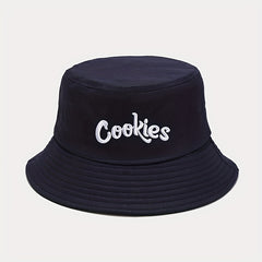 COOKIES Bucket Hat Outdoor Sun Cap Packable Travel Beach Hat