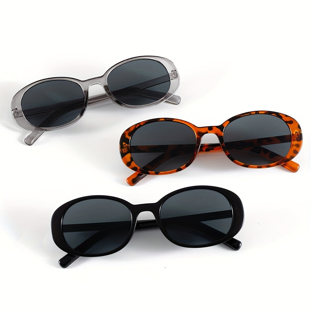 Square Oval Sunglasses Anti Glare UV400