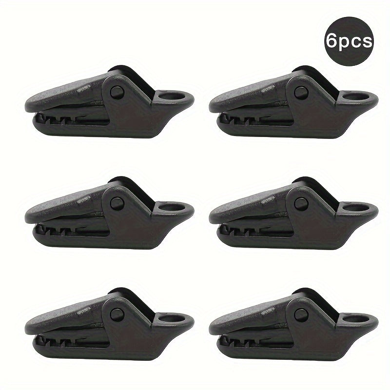 8pcs Tent Crocodile Clips Outdoor Camping Canopy Tent Windproof Fixed Clip