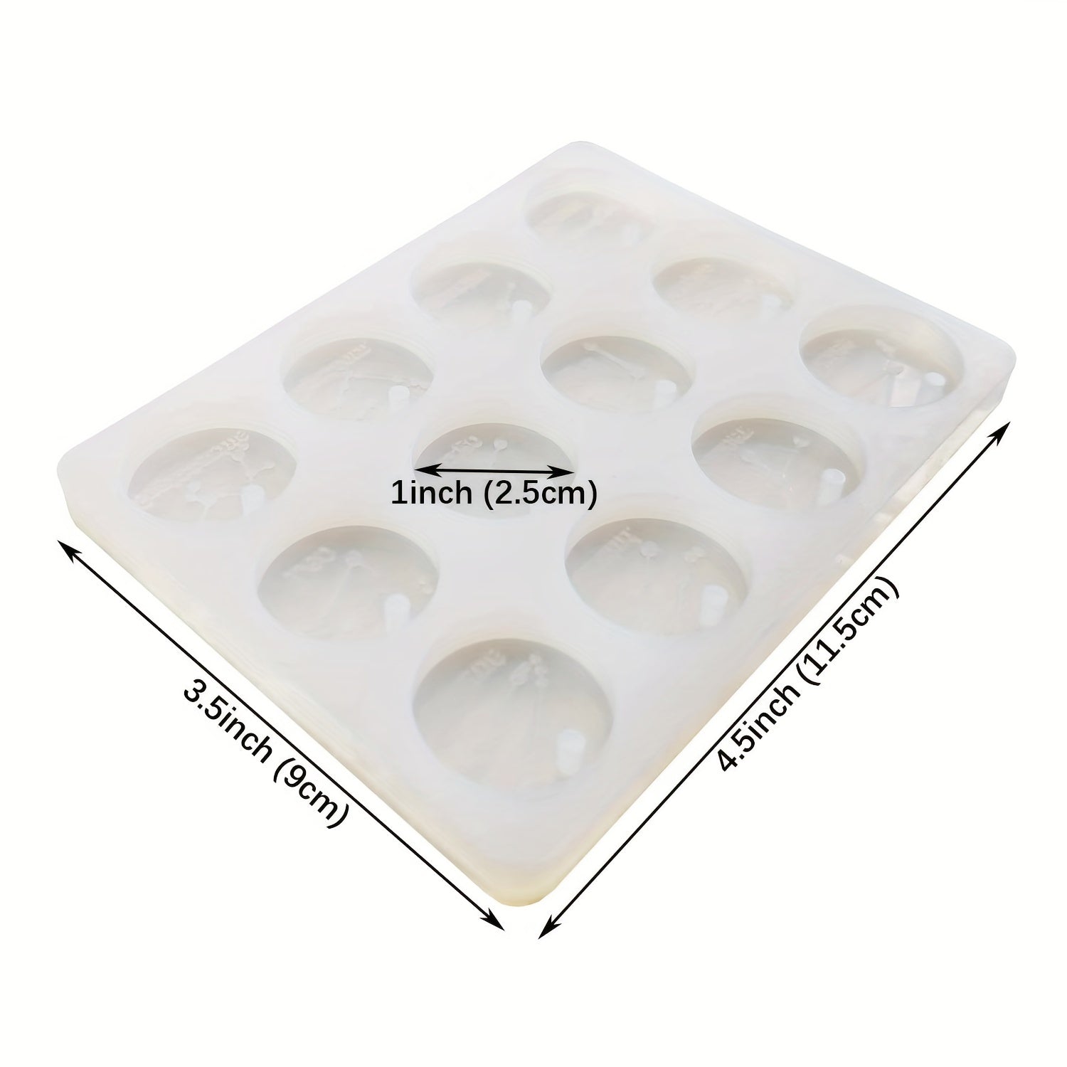 12 Zodiac Constellations Resin Molds Round Zodiac Sign Epoxy Resin Molds