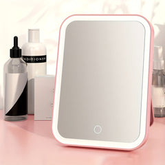 LED Light Vanity Mirror with Foldable Design