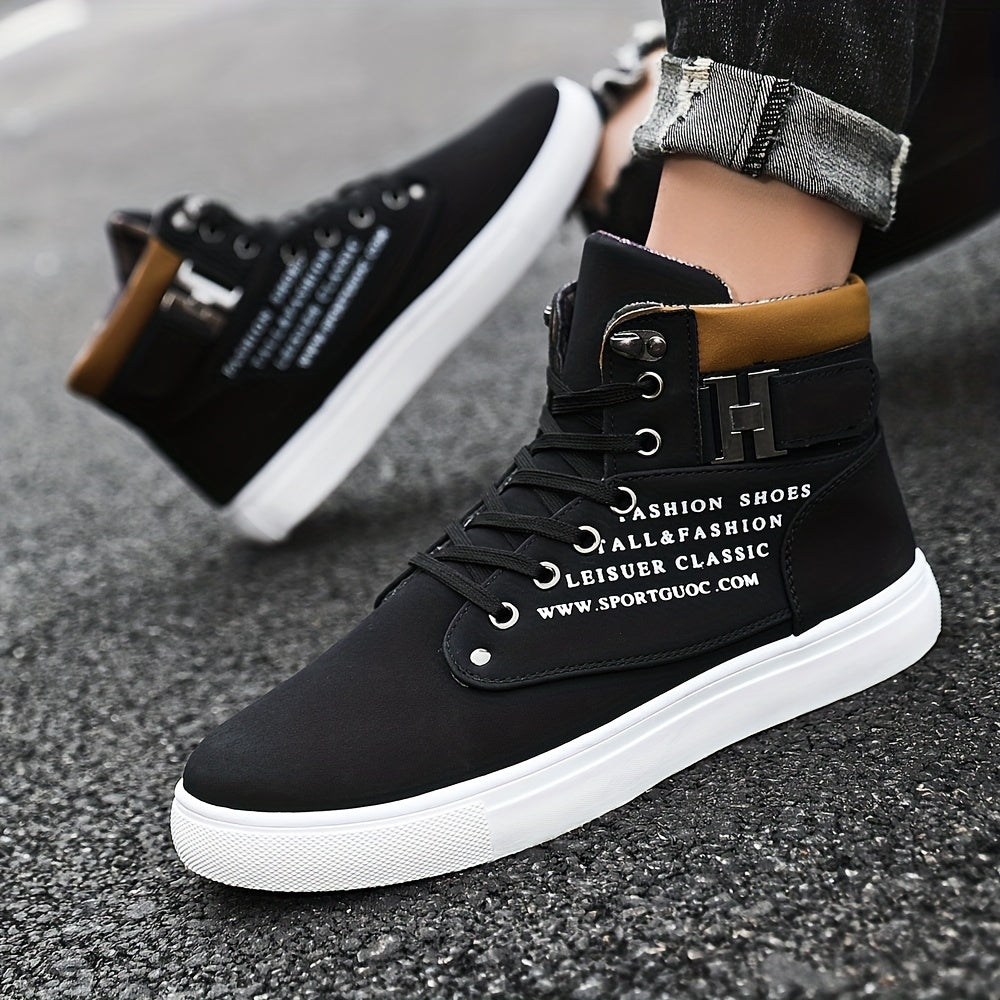 Men's Retro High Top Canvas Shoes