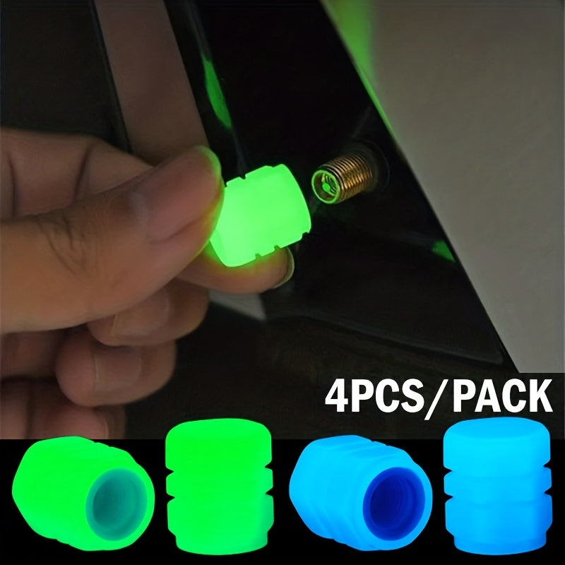 Luminous Valve Caps for Cars Motorcycles Bicycles