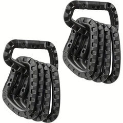 2pcs Hard Carabiners For Outdoor Camping Hiking D shaped Lightweight