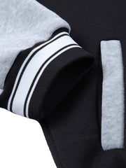Men's Casual Baseball Jacket K & O Print