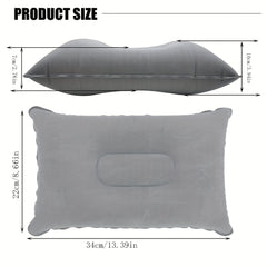 Inflatable Pillow for Office Car Camping Hiking Neck Lumbar Support