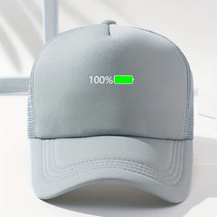 100 Mesh Trucker Hat Fluorescent Baseball Cap Unisex Couple Dad Hats