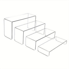 4 Layer Acrylic Display Stand for Dessert Dolls Cosmetics Collection