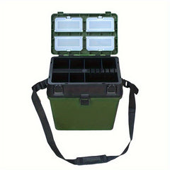 Large Capacity Fishing Tackle Box Multifunction Plastic Seat Box