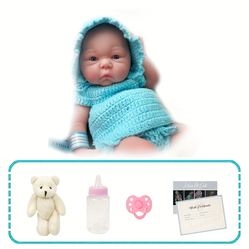 12 Eyed Reborn Baby Doll Soft Silicone Realistic Features