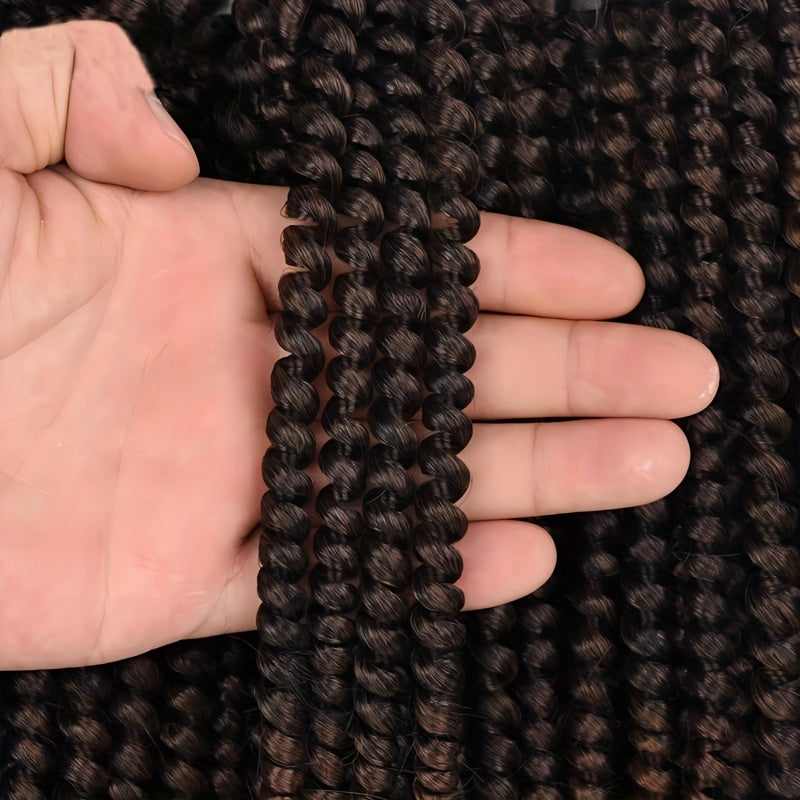 6pack 20 Spring Twist Crochet Braids Extensions 20 32cm Synthetic