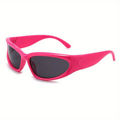 Y2K Wrap Around Sunglasses Cat Eye UV400