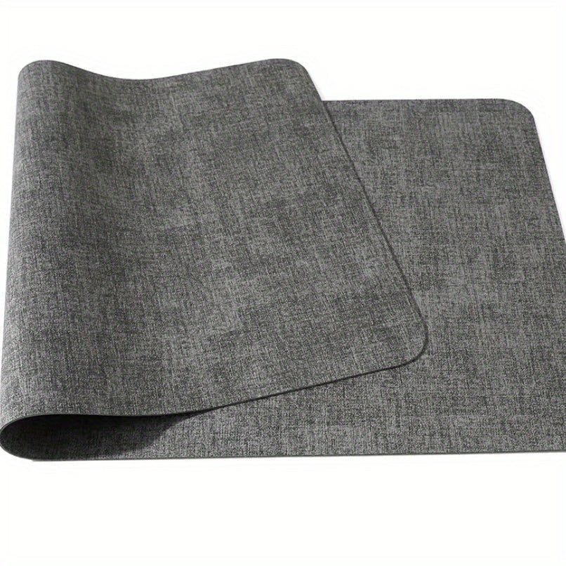 Non Slip Leather Mouse Pad - Double Sided Design
