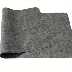 Non Slip Leather Mouse Pad - Double Sided Design